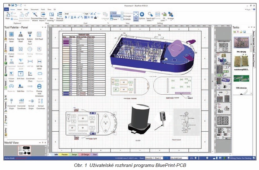 Novinky v programu BluePrint-PCB verze 6.0